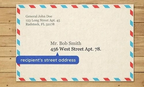 Address Mail to a Nickname