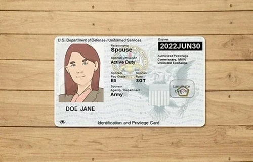 Copy a Military Id