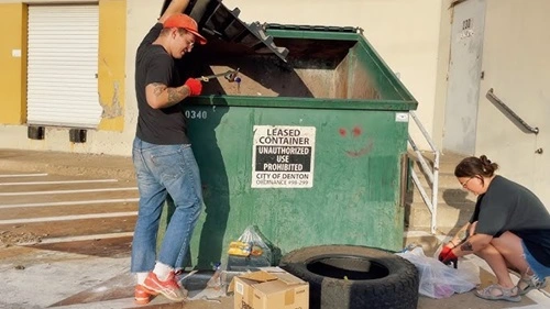 Dumpster Dive Behind Stores