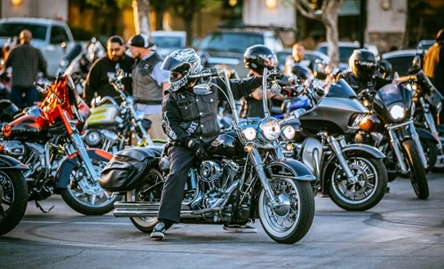 Motorcycle in California