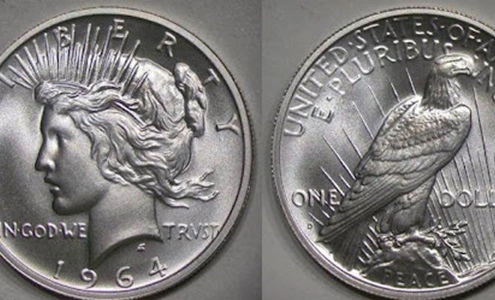 Own a 1964 Peace Dollar