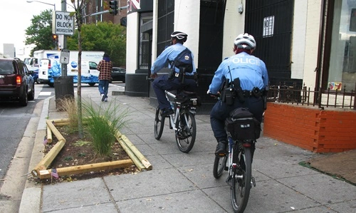 Ride a Bicycle on the Sidewalk