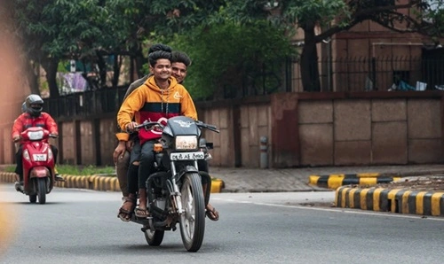 Ride a Motorcycle Without a Helmet