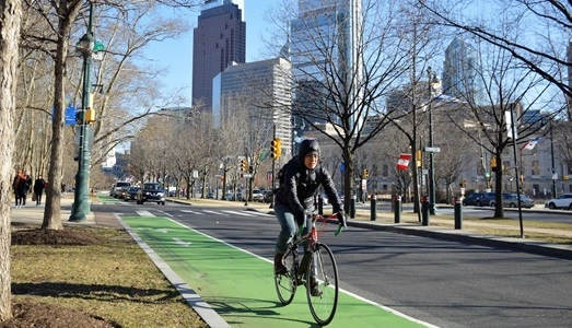 Ride on the Sidewalk in Philadelphia